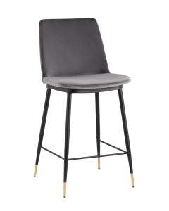 Полубарный стул Stool Group Мелисса FDC9055C DARK GREY FUT-81