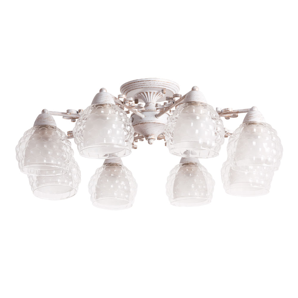 Потолочная люстра Arte Lamp Malina A7695PL-8WG Потолочная люстра Arte Lamp Malina A7695PL-8WG