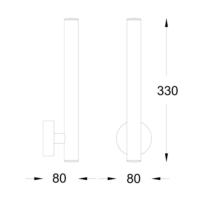 Настенный светильник Zumaline Loya W0461-02B-F4F4