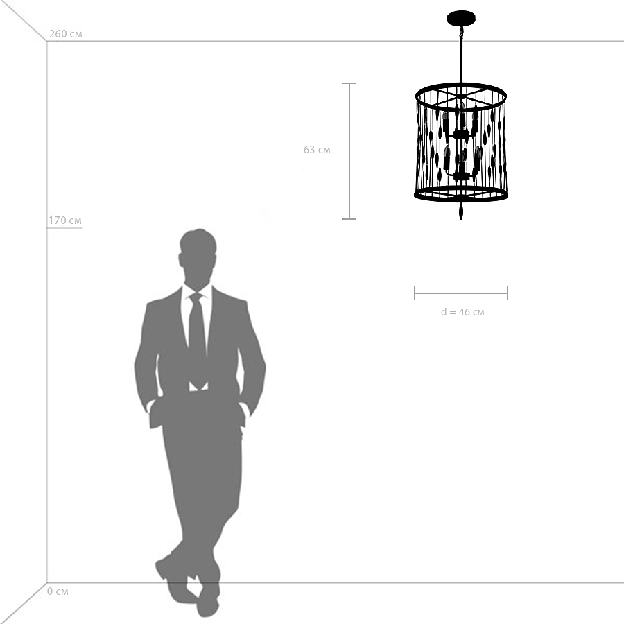 Люстра на штанге Lightstar Firenze 725163