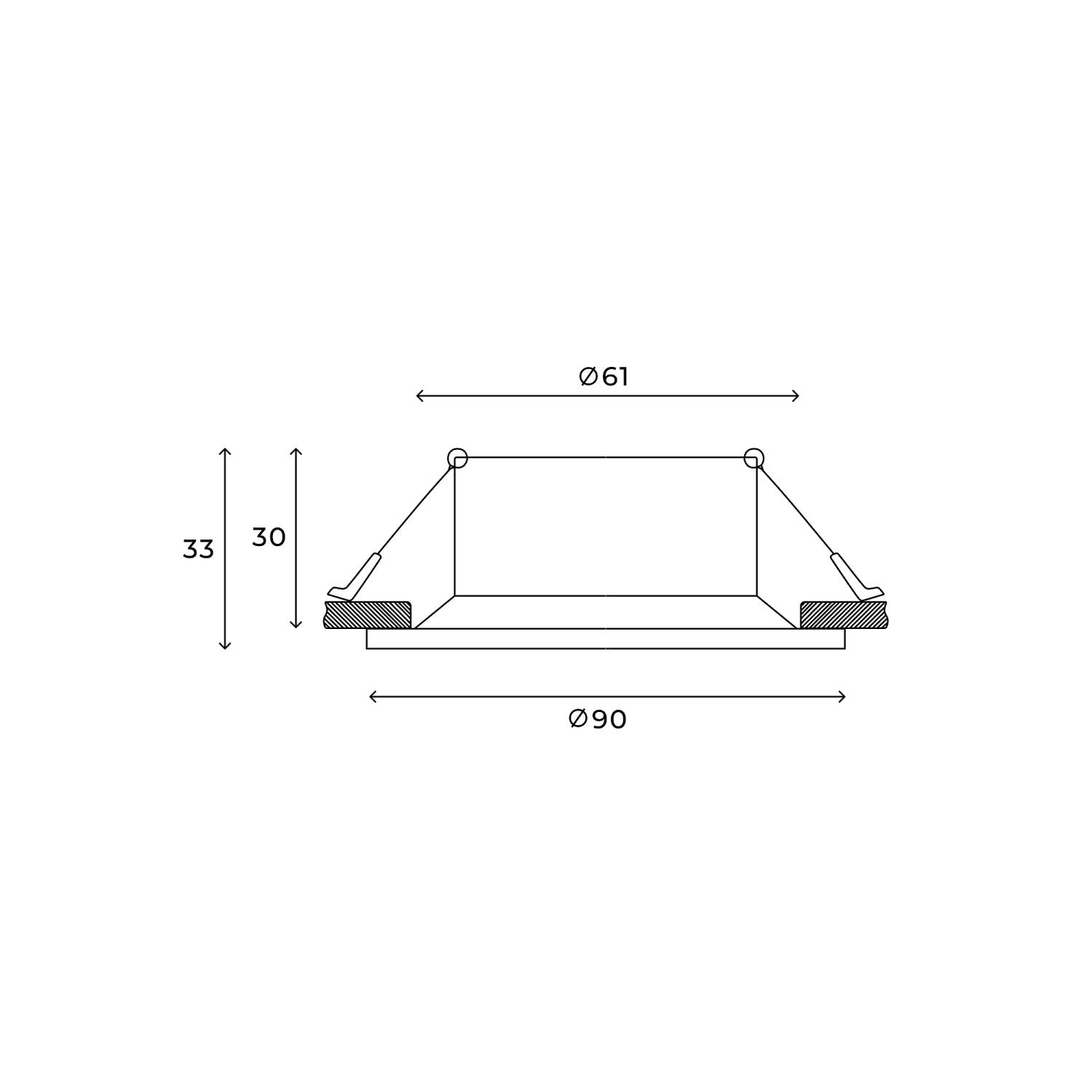 Встраиваемый светильник Hesby Lighting Glow HSBL_0221
