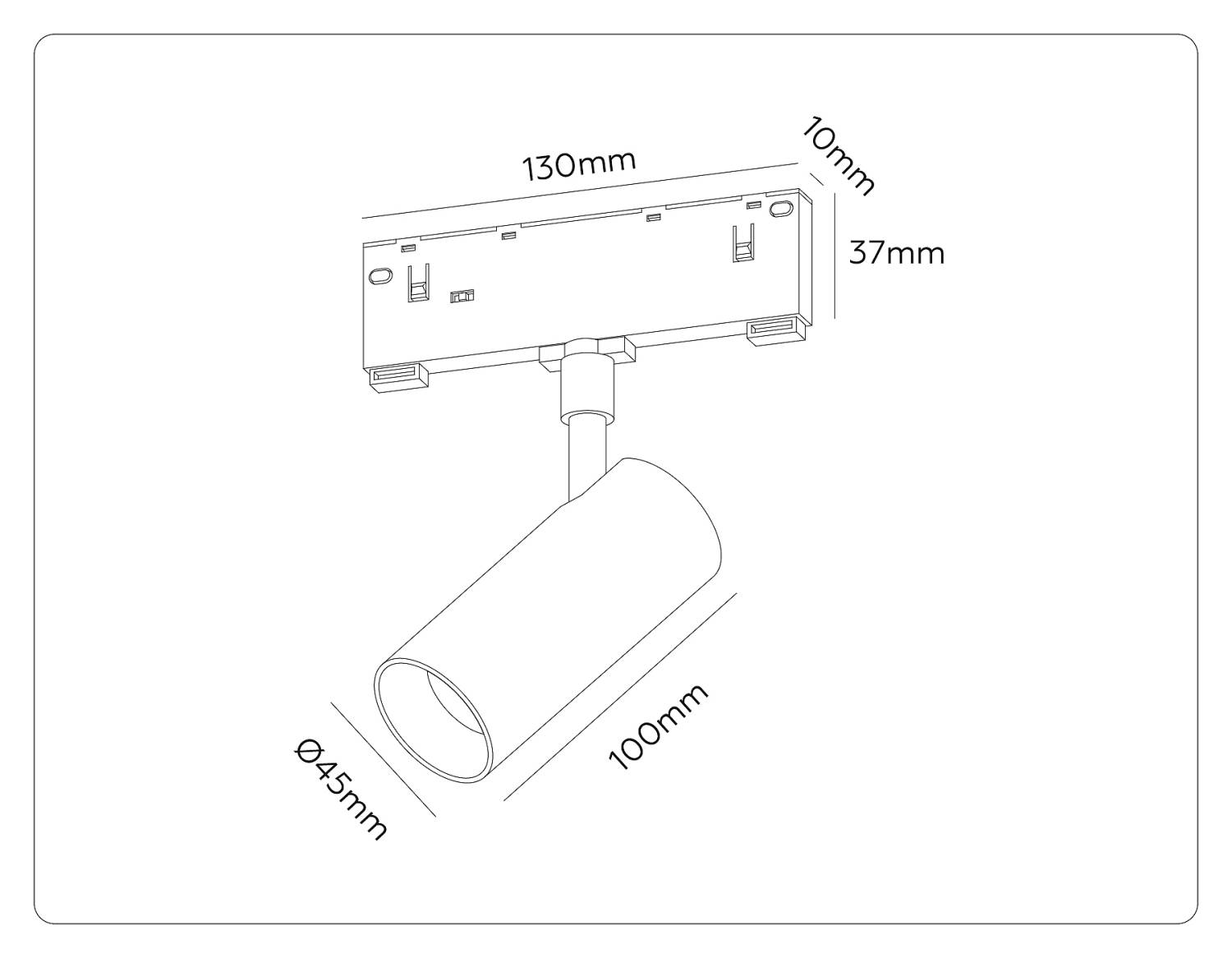 Трековый светильник Ambrella Track System GL2305