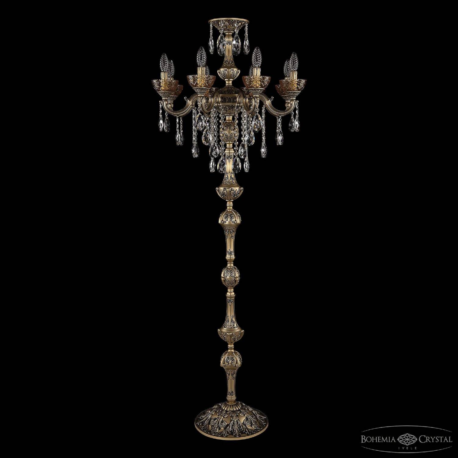 Торшер Bohemia AL7801 AL78101T/8/175 B AGB P Amber/M-1F