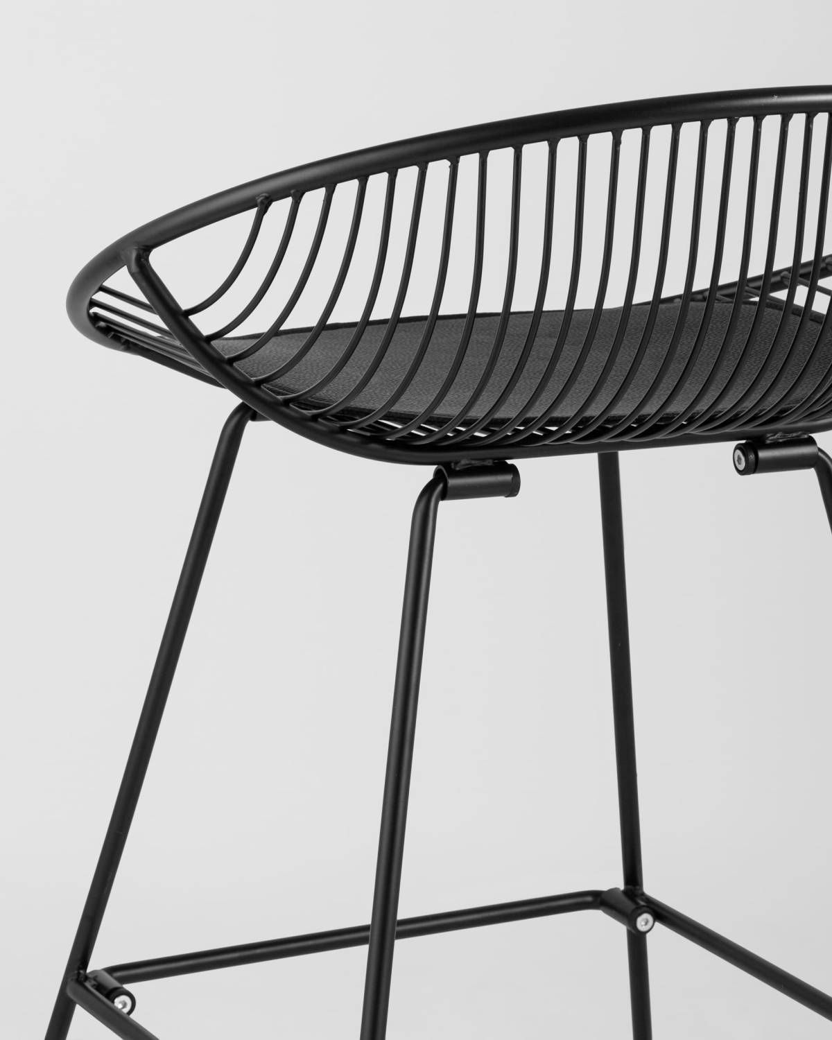 Полубарный стул Stool Group Ufo UFO-24A-P11 BL/BL