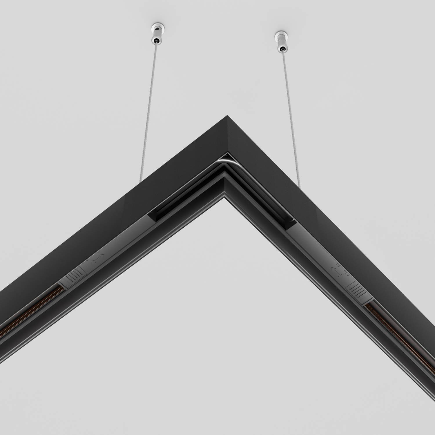 Коннектор питания угловой Maytoni Exility Busbur TRA034CPC-42B-15