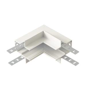 Внутренний соединитель угловой для встраиваемого магнитного шинопровода для ГКЛ12,5 мм Crystal Lux Space CLT 0.223 13 WH