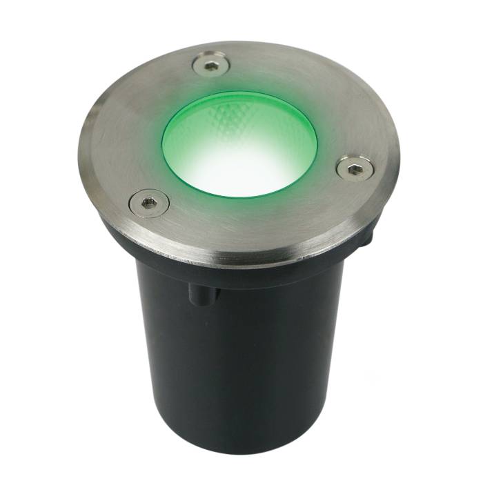 Уличный встраиваемый Uniel Ulu-b тротуарные ULU-B10A-3W/GREEN IP67 GREY
