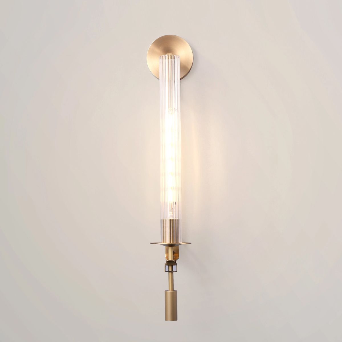 Настенное бра Delight Collection Wall lamp MT8615-1W antique brass