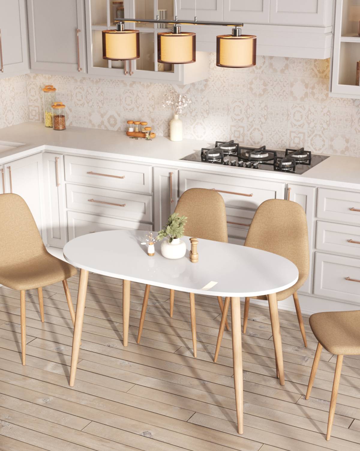 Кухонный стол Stool Group Берген DT-95-160 DUAL