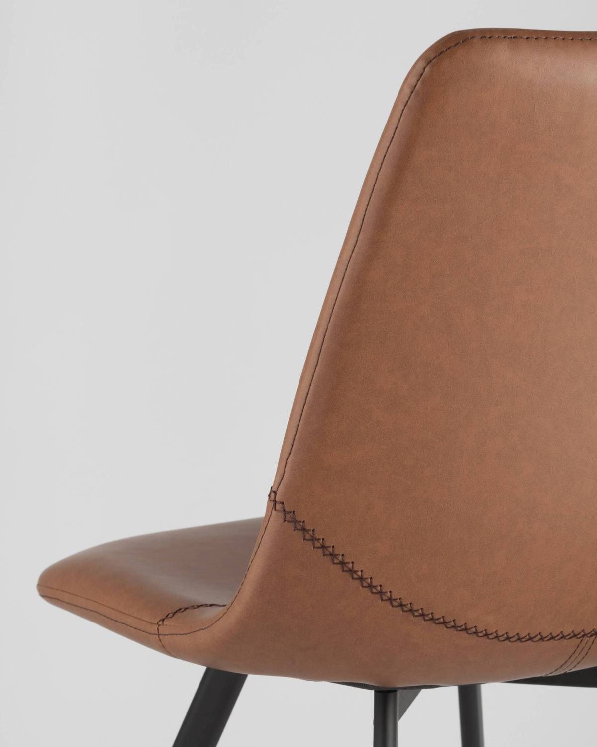 Обеденный стул Stool Group Саксон SAXON PU BROWN