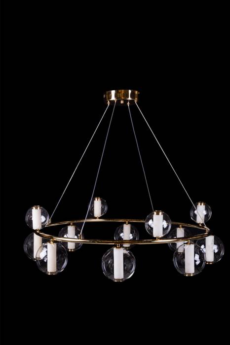 Подвесная люстра LEON Aurore LE7703/12 Gold