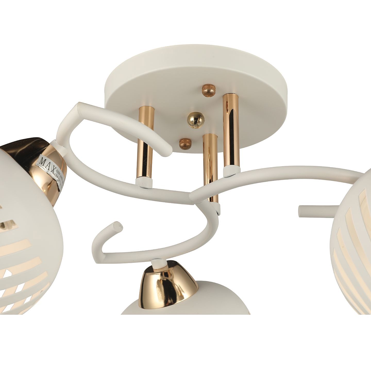 Потолочная люстра ЭкономСвет 20132 20132/3WT+GD WT