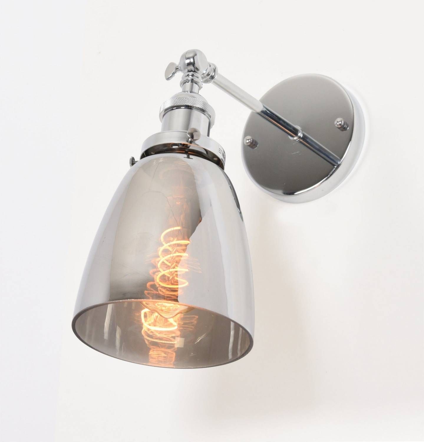 Настенное бра Lumina Deco Fabi LDW 6800-1 CHR+GY Настенное бра Lumina Deco Fabi LDW 6800-1 CHR+GY