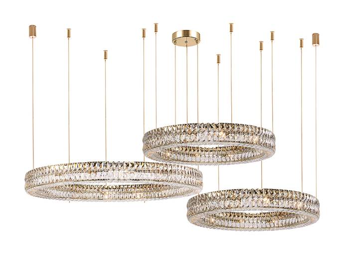 Потолочная чашка Newport Elizabeth 2 Потолочная чашка 8550 D15 3 горизон.кольца gold