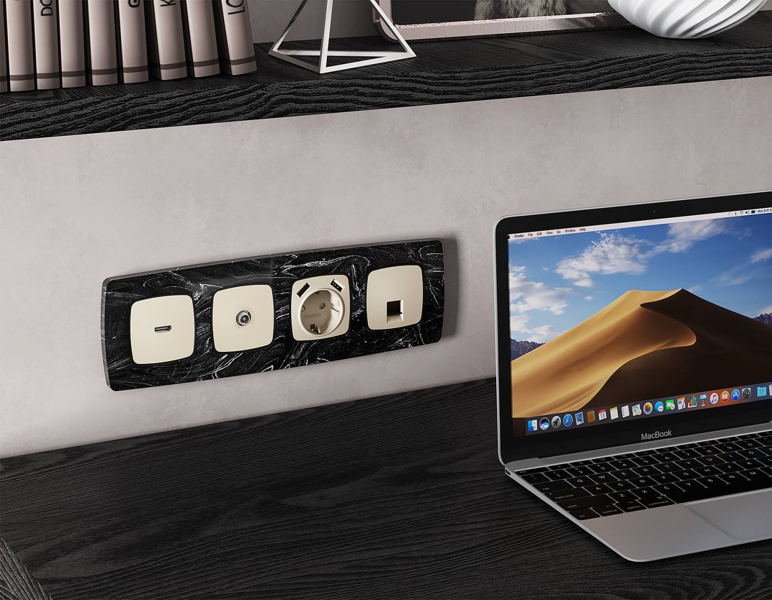 Розетка Ambrella Volt OMEGA MO332005