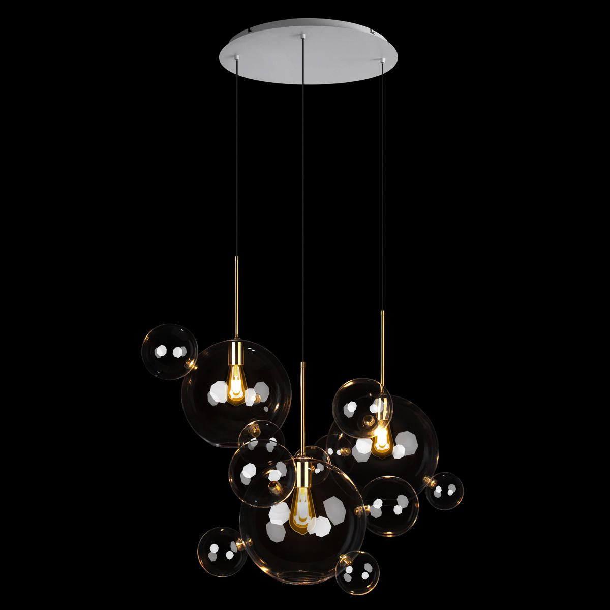 Светильник подвесной Loft It Bolle 2034-D3 Светильник подвесной Loft It Bolle 2034-D3