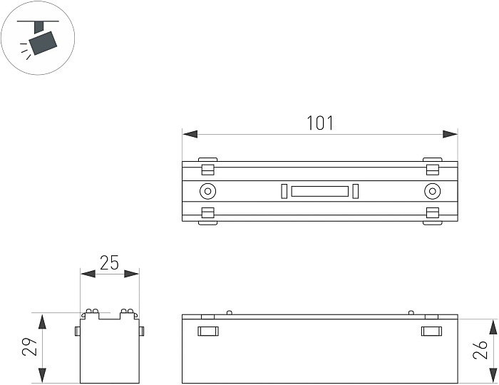 Трековый светильник Arlight Mag-Vibe 044188