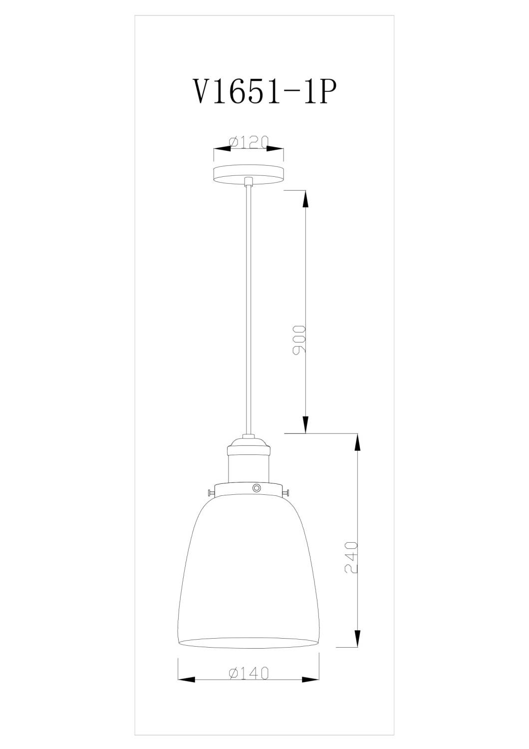 Светильник подвесной Moderli Single V11517-1P
