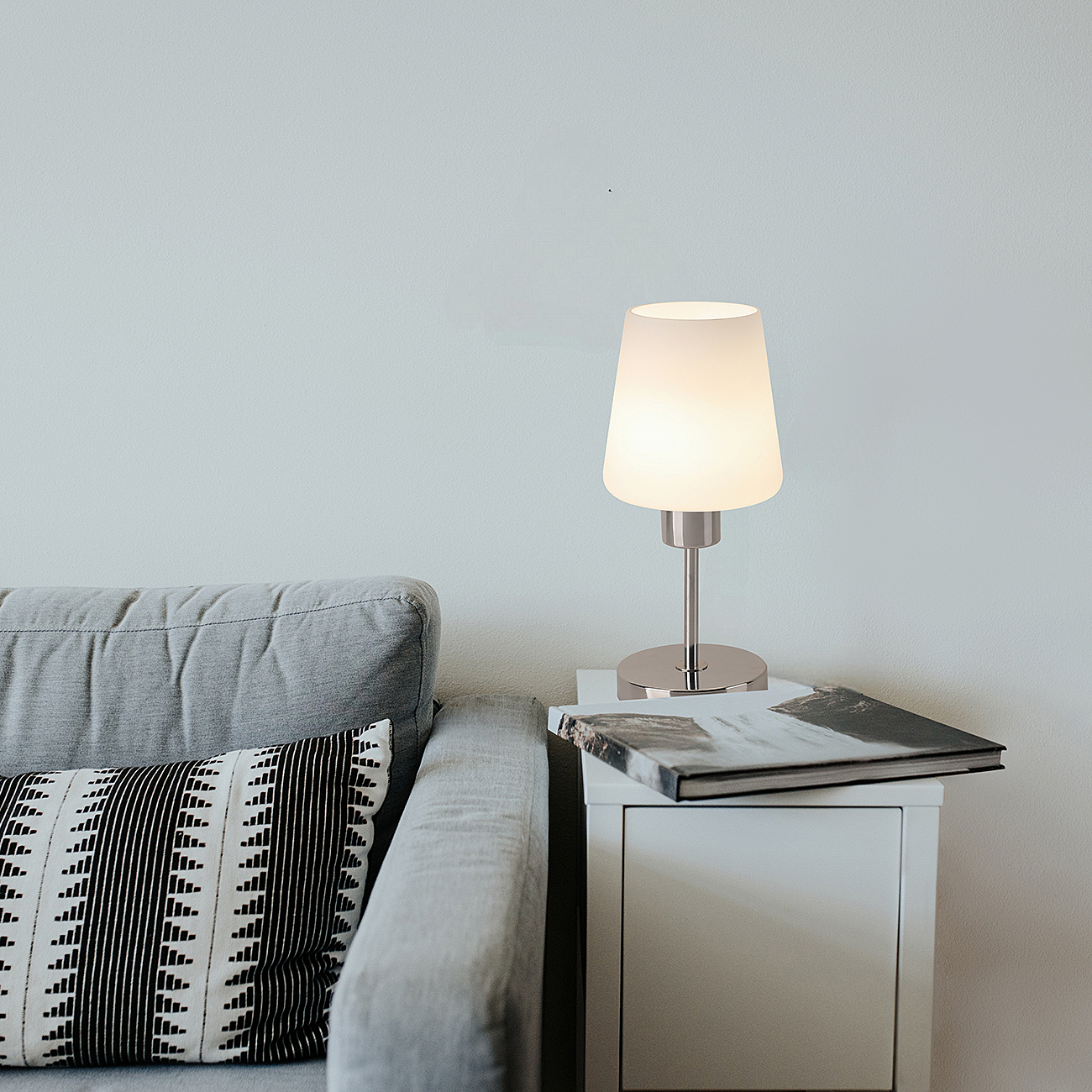 Настольная лампа Escada Clarity 120004/1T E27*60W Chrome ES0002706