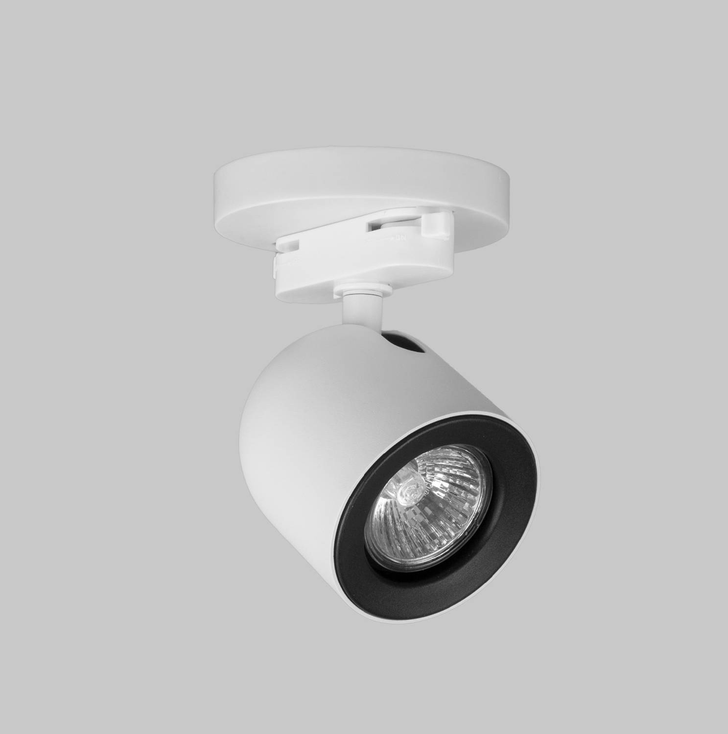 Чаша крепления Elektrostandard TRAF-1-WH / Разъем (коннектор) одноместный для однофазного трекового светильника белый