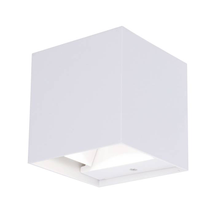 Уличный настенный светильник Uniel ULU-S55B-2x3W/3000K+4000K+6000K IP65 WHITE