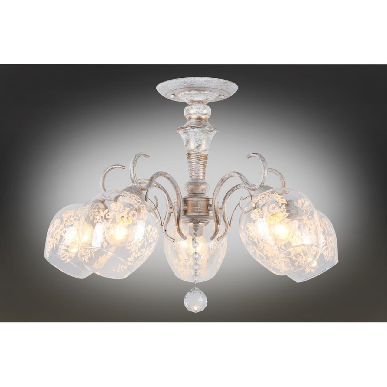 Потолочная люстра Omnilux Cudacciolu OML-53907-05 Потолочная люстра Omnilux Cudacciolu OML-53907-05