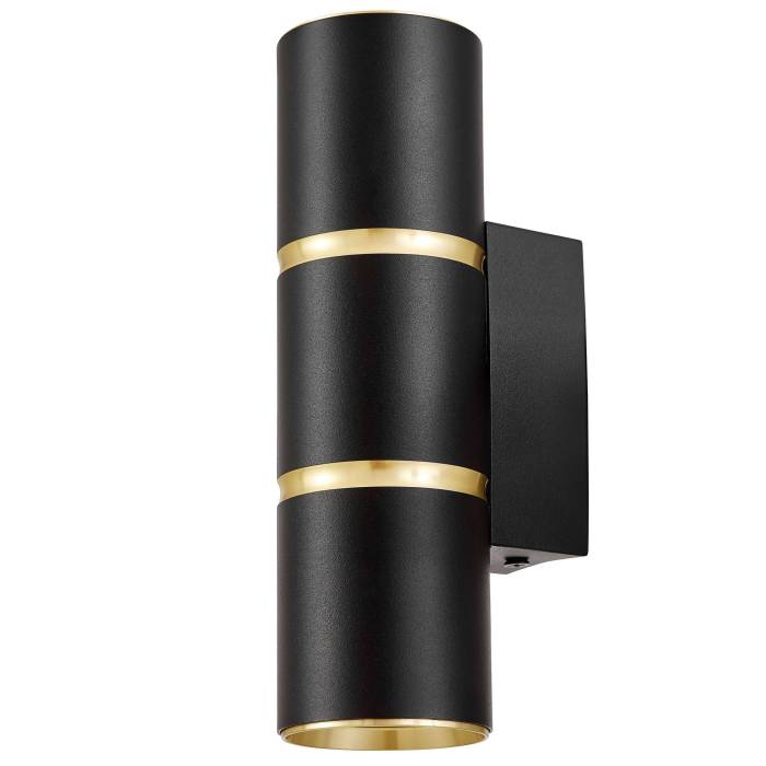 Настенный светильник Lumina Deco Asti TS TK40-W2 BK+GD