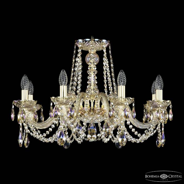 Подвесная хрустальная люстра 1402 Bohemia 1402/8/240 G M801