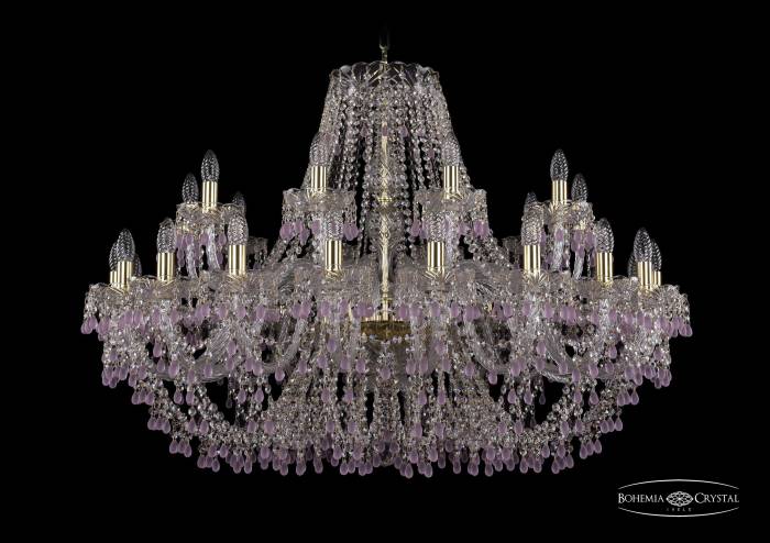 Подвесная хрустальная люстра 1410 Bohemia 1410/20+10/400 G V7010