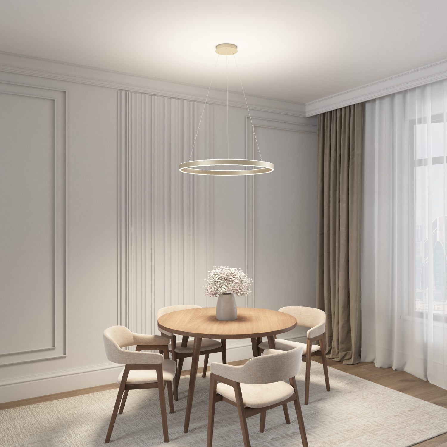 Подвесная люстра Denkirs Raydia DK6272-SG