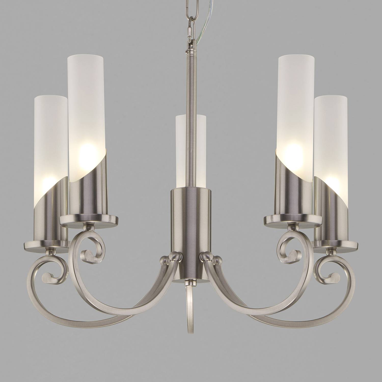 Подвесная люстра Eurosvet Banci 60117/5 никель