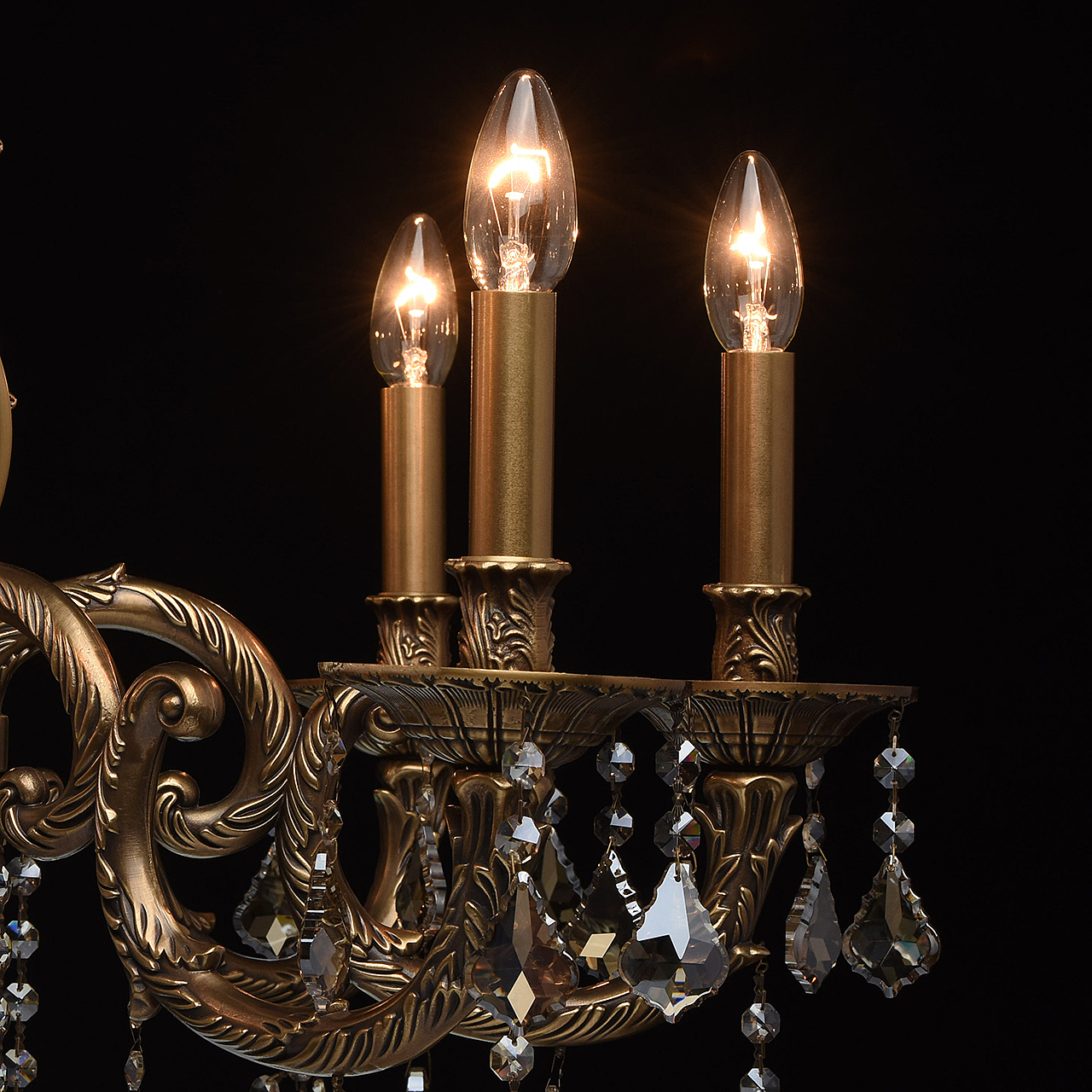 Подвесная хрустальная люстра Габриэль Chiaro 491010808