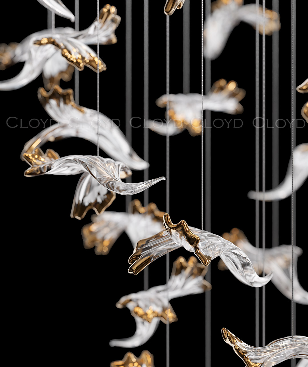 Люстра каскадная Cloyd Aeria 1703 60001