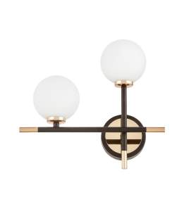 Настенное бра Lumina Deco Marsiada LDW 6033N-2 BK+FGD