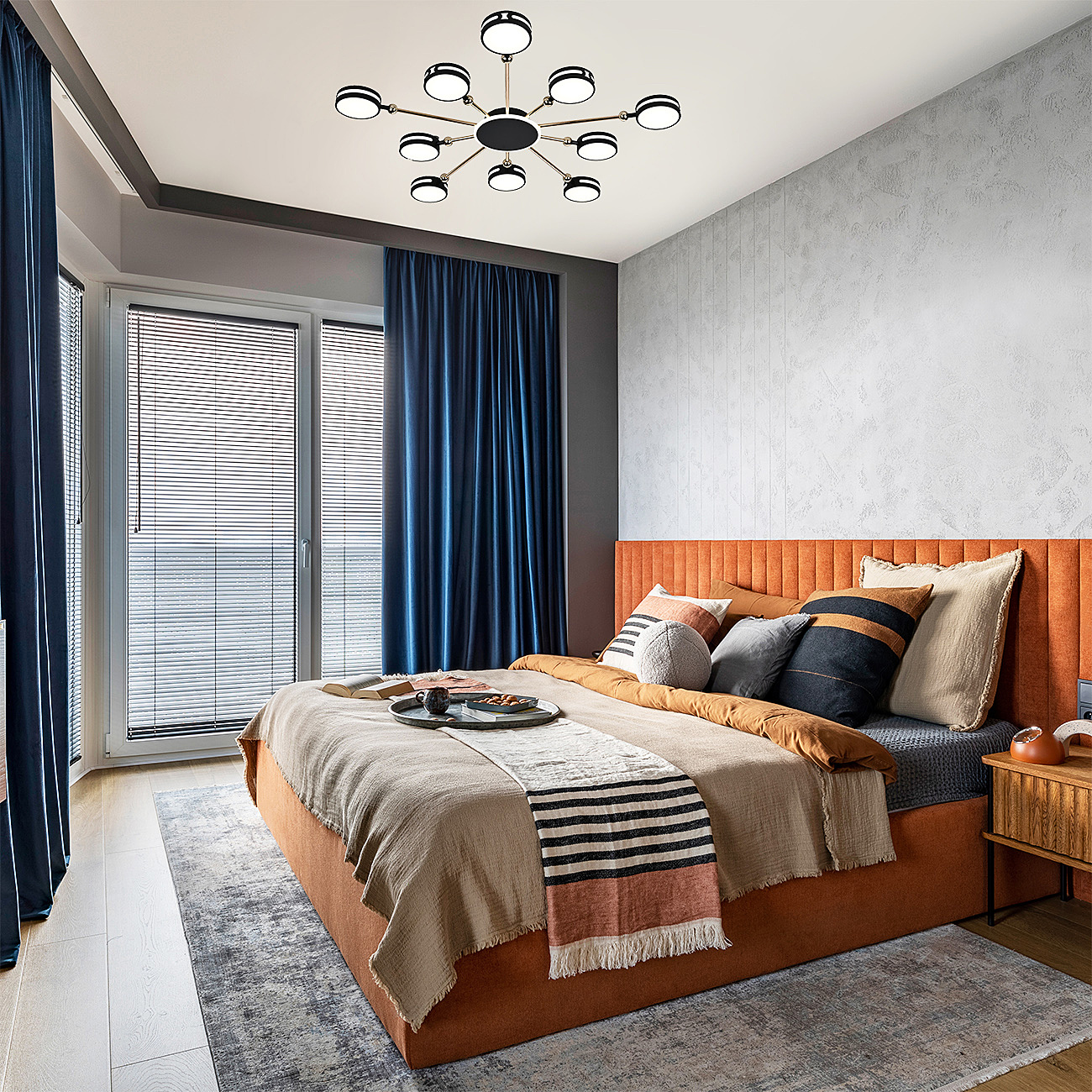 Потолочная люстра Escada Leda 10206/10LED BL