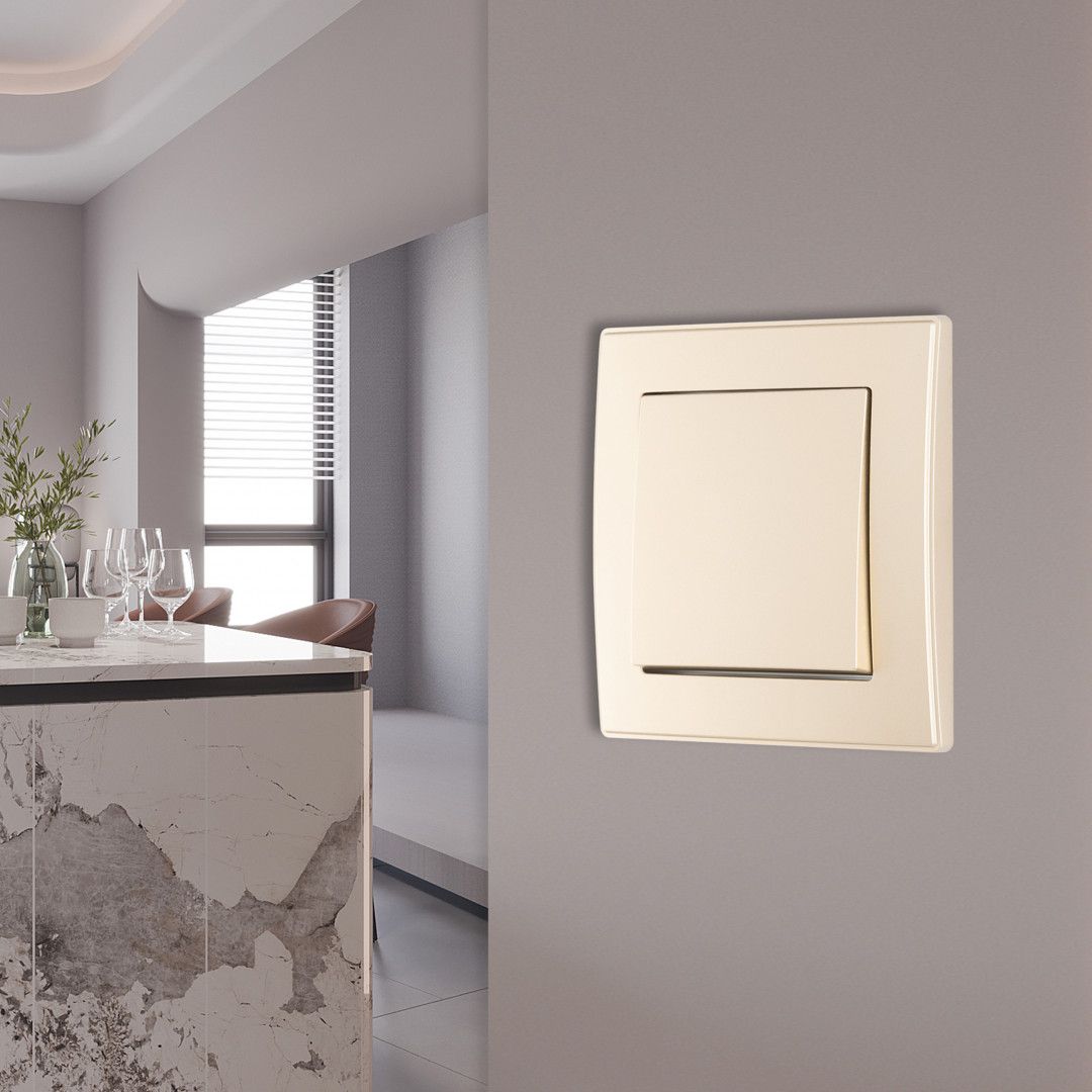 Выключатель Arte Milano Set06-1 SET06-1-30-1 shampan