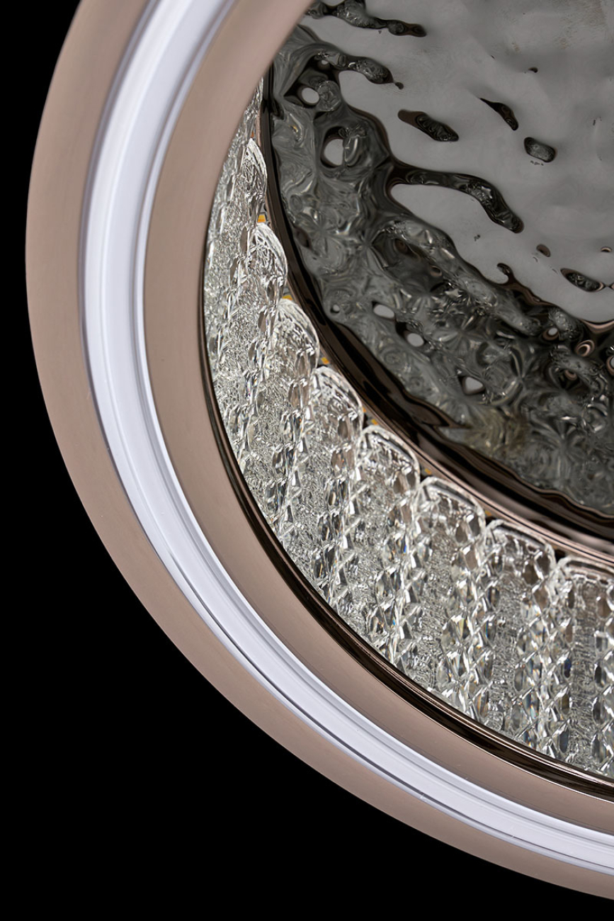 Светильник потолочный LEON Lumiere LE7769/600P Black Chrome