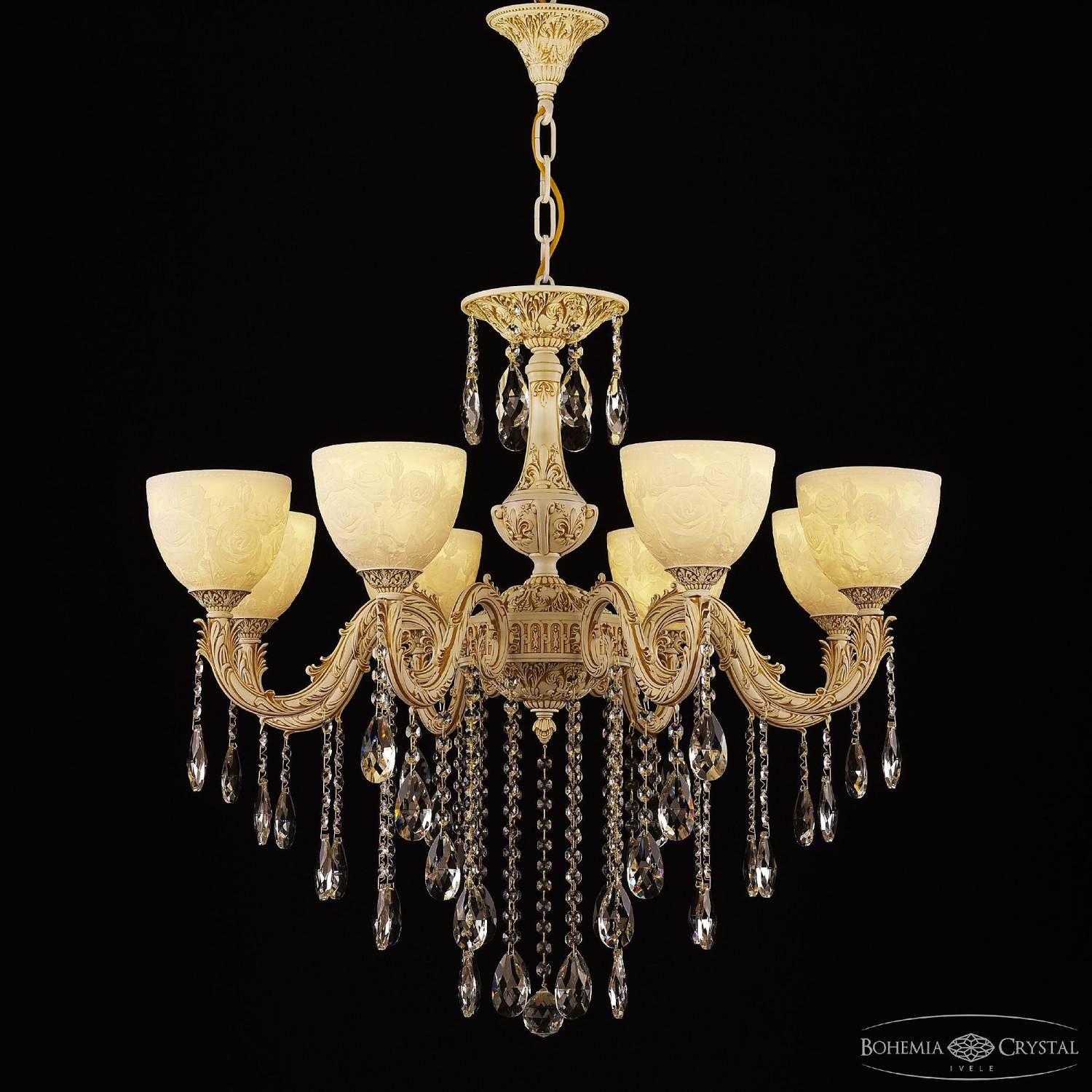 Подвесная люстра Bohemia AL7901 AL79101/8/250 B WMG P1 U Rose