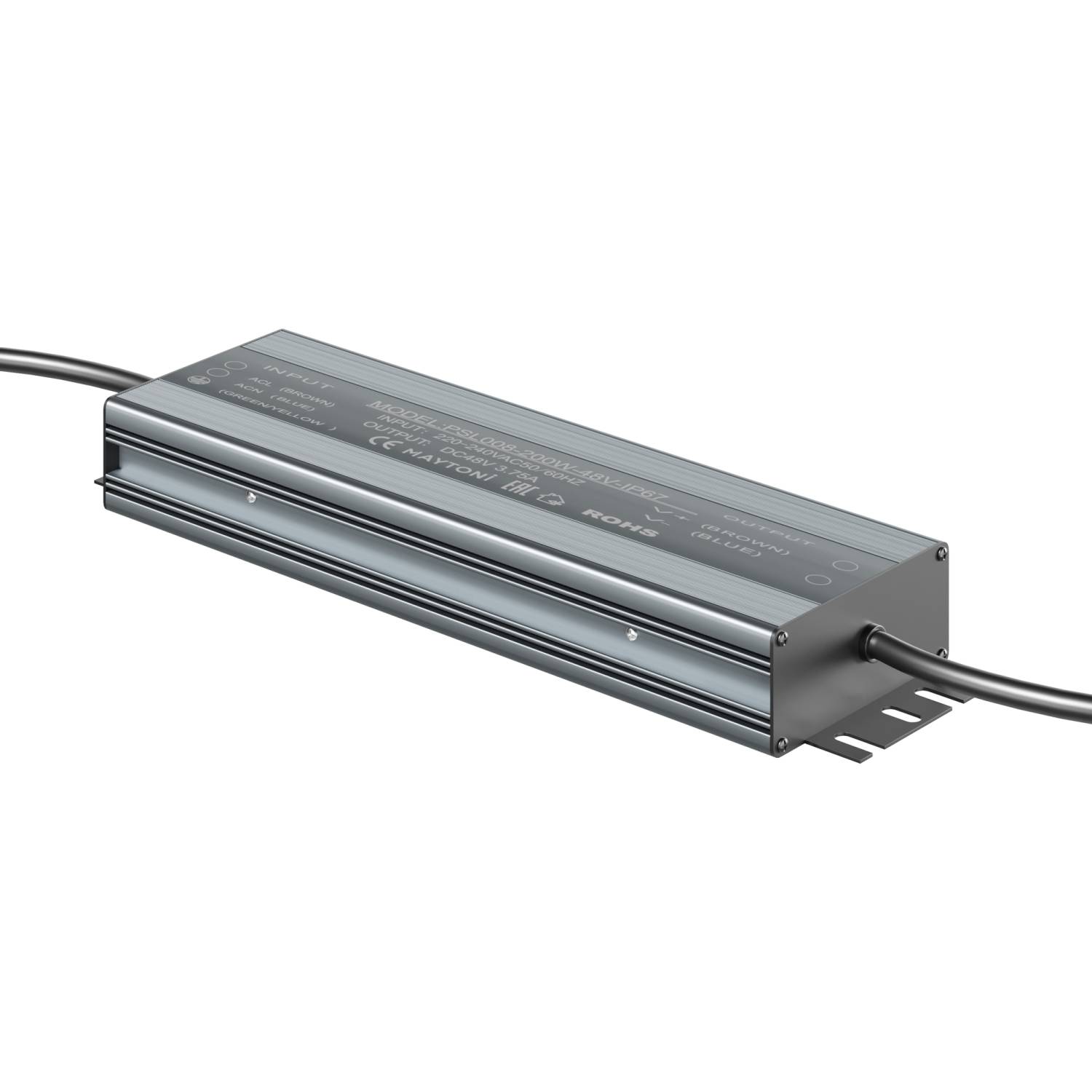 Блок питания Maytoni Power Supply Magnetic PSL008-200W-48V-IP67 Блок питания Maytoni Power Supply Magnetic PSL008-200W-48V-IP67