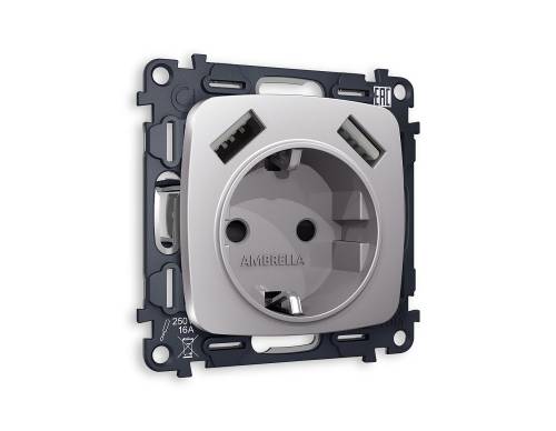 Розетка Ambrella Volt OMEGA MO509010