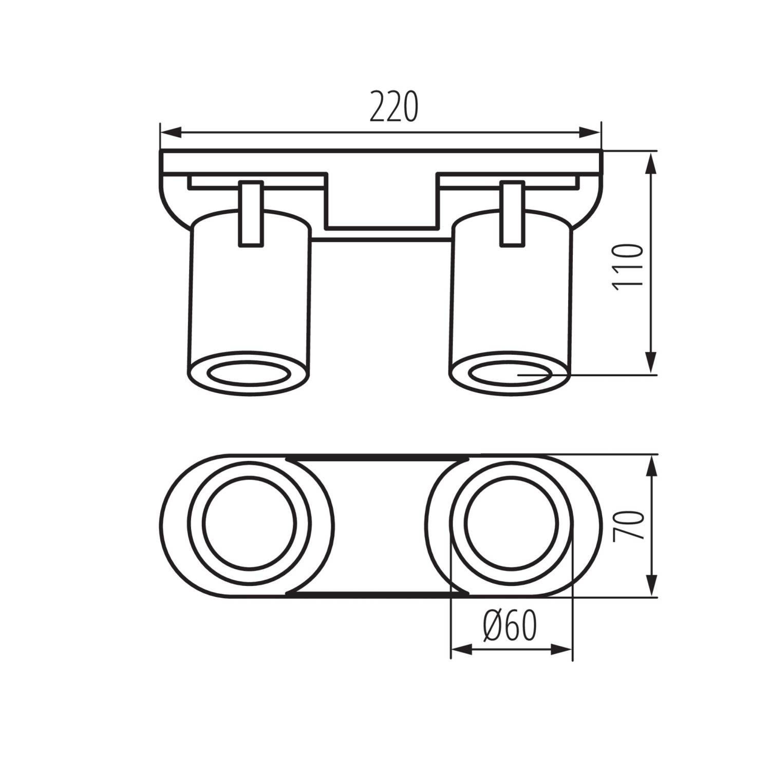 Светильник спот Kanlux Laurin 38965