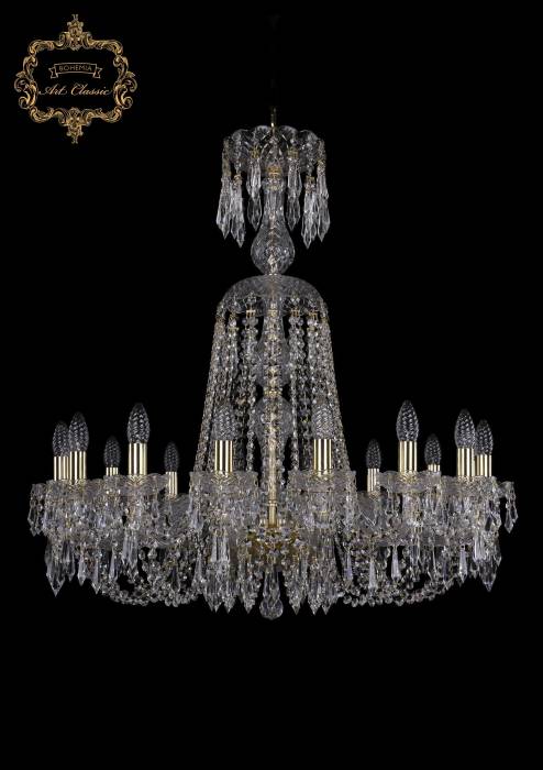 Подвесная хрустальная люстра 11.23 Art Classic 11.23.16.300.XL-86.Gd.Dr