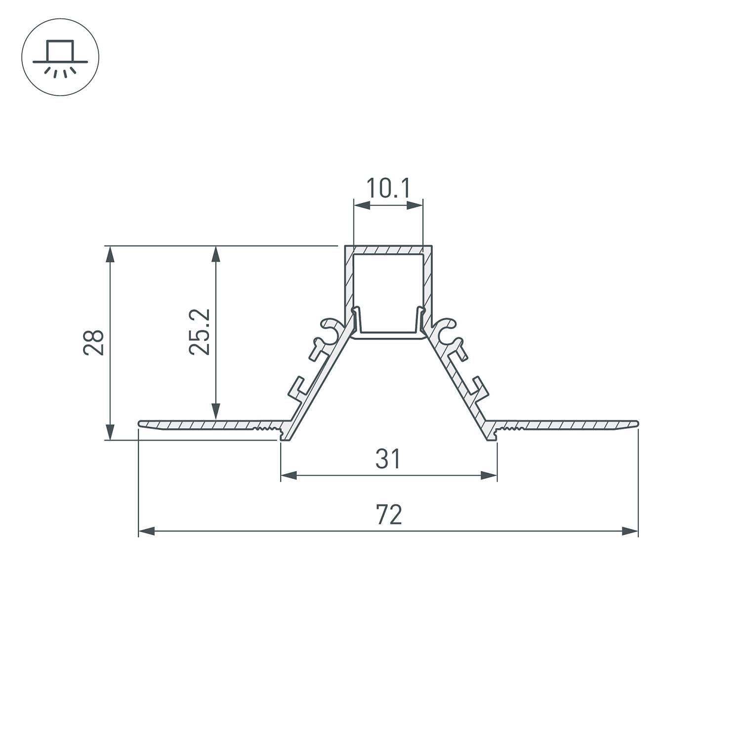Профиль Arlight Sl-Comfort 052541