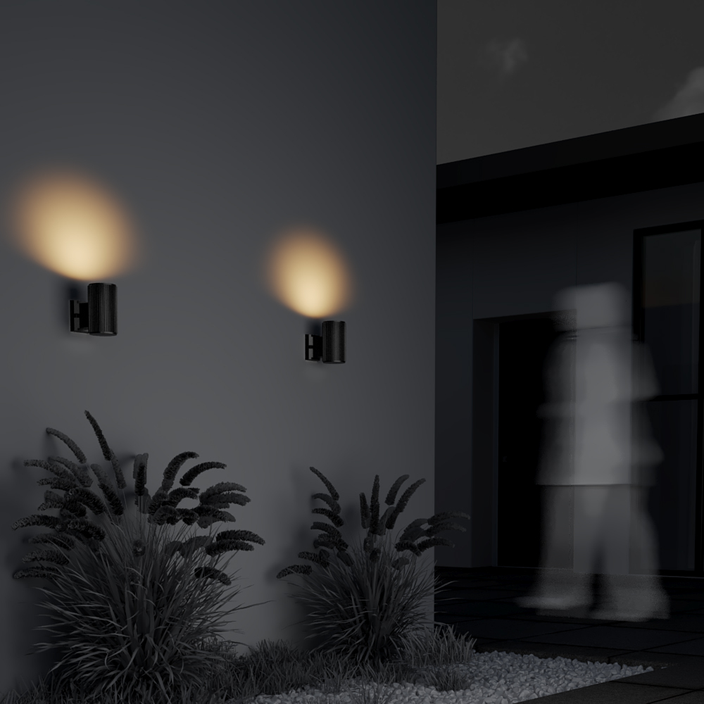 Уличный настенный светильник Maytoni Rando O419WL-01B