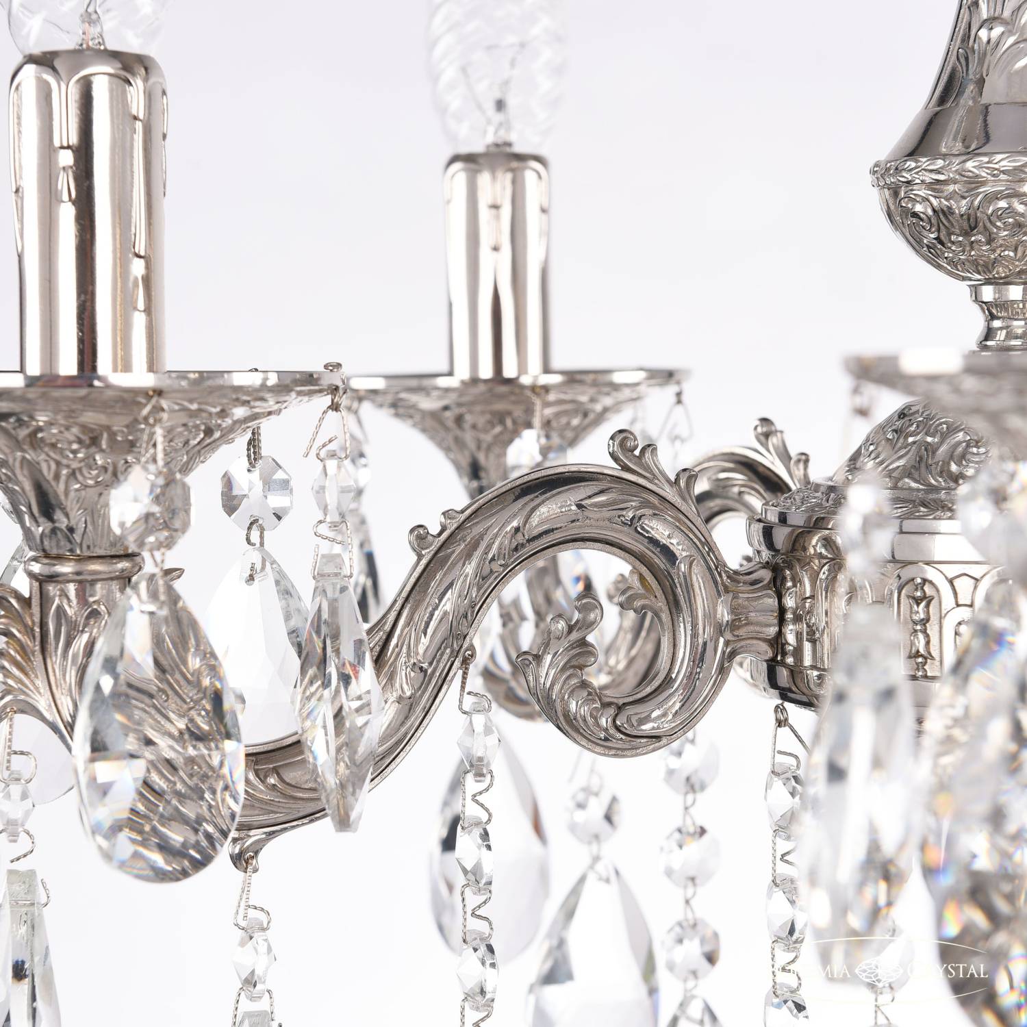 Подвесная хрустальная люстра 7101 Bohemia 71101/5/125 B Ni