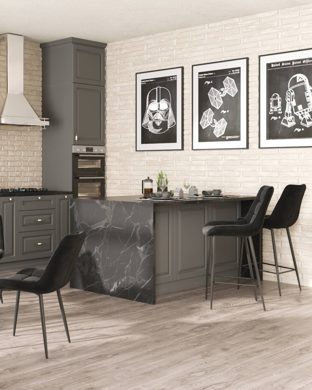 Полубарный стул Stool Group Флекс AV 405-N28-08(PP)