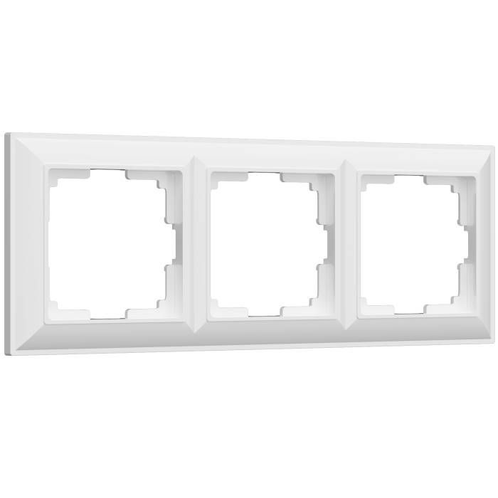 Рамка Werkel W0032201/ Рамка на 3 поста Fiore (белый) Рамка Werkel W0032201/ Рамка на 3 поста Fiore (белый)