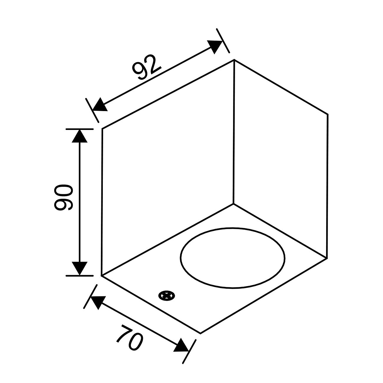 Уличный настенный светильник Escada 30007 30007W/01