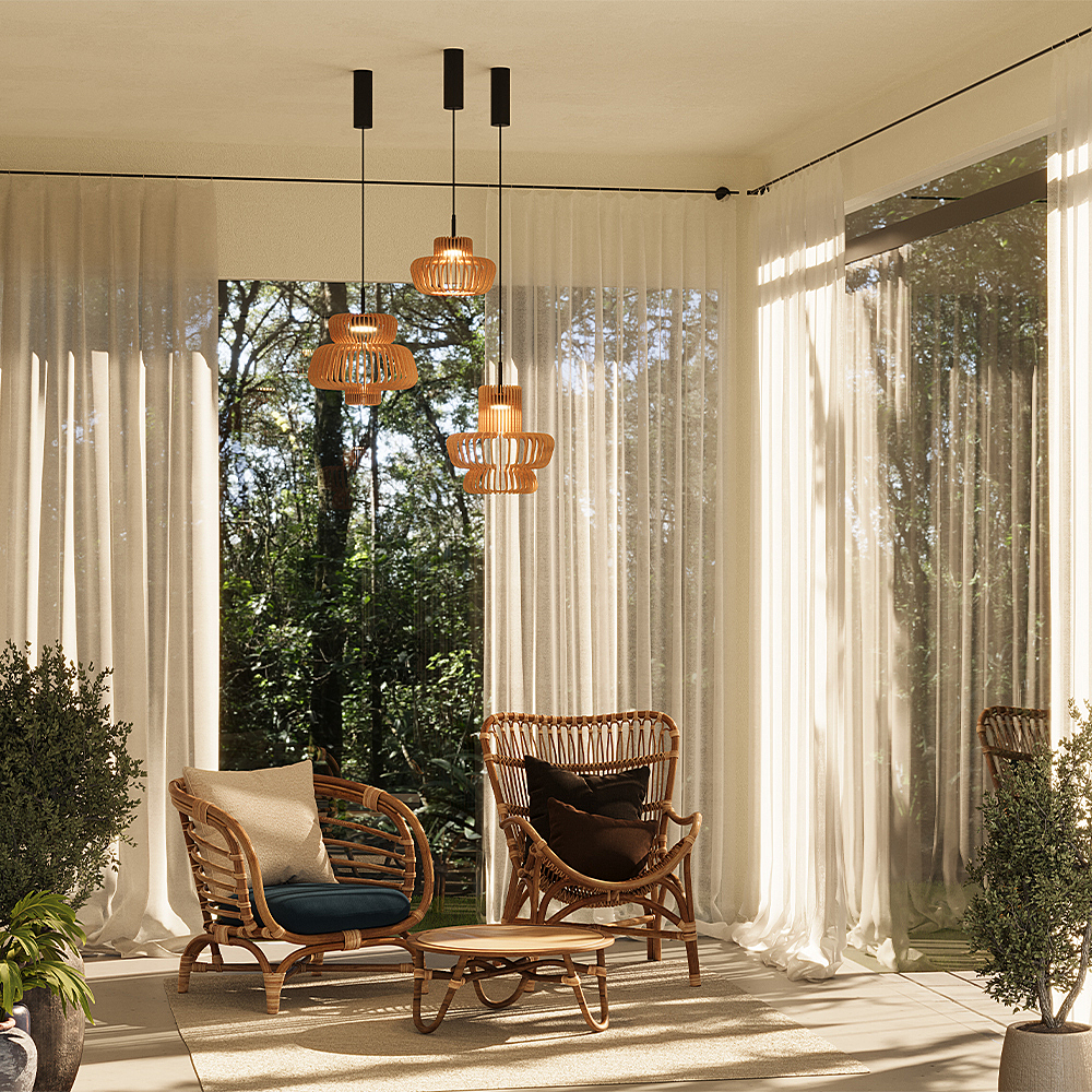 Светильник подвесной Maytoni Namiki MOD465PL-L12BK1