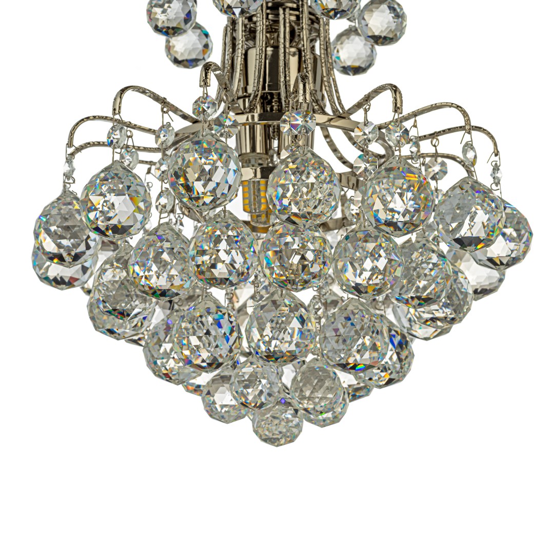 Подвесная хрустальная люстра Alanno Arti Lampadari Alanno E 1.5.30.100 N